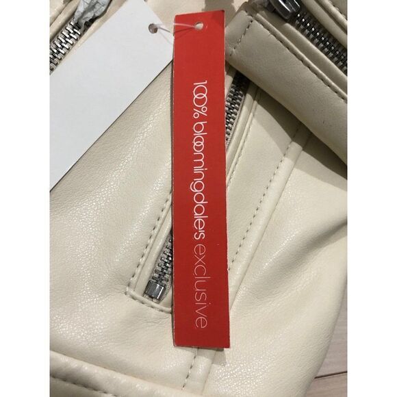 Aqua Girl Autumn Pu Faux Leather Motorcycle Zipper Jacket Girl's Size L - Picture 5 of 7